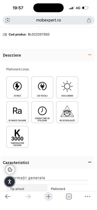 Plafoniera Led Mobexpert