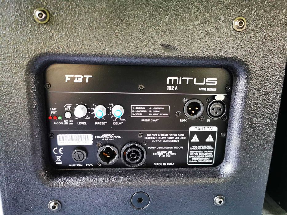 Boxe active FBT Mitus 152 A