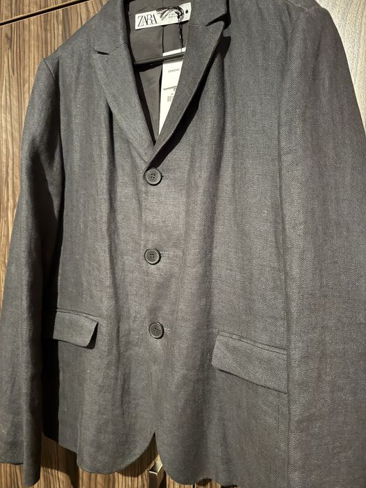 Ново!Zara лен сако