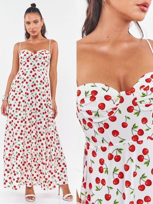 Рокля с череши и лимони