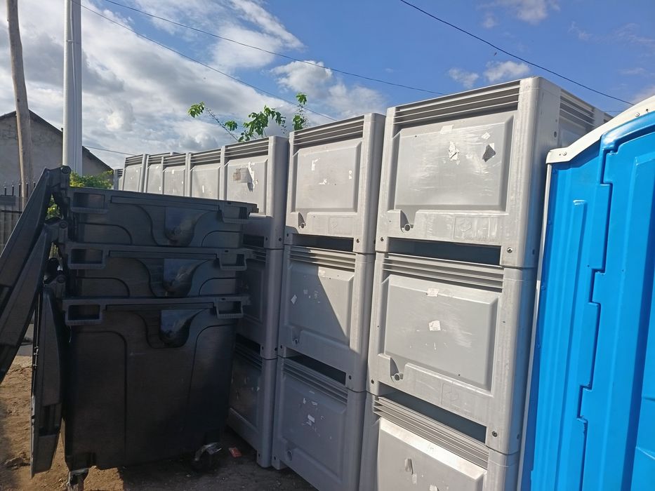 Cutii plastic - Box paleti - Pt:Baterii auto, Piese, Fructe