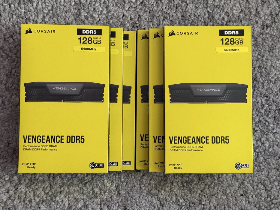 RAM памет Corsair Vengeance DDR5 128GB (2×64GB),6400MHz,CL42,Intel XMP