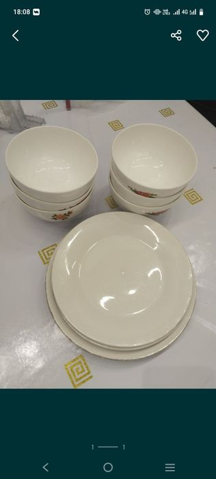 Супница и тарелки обмен