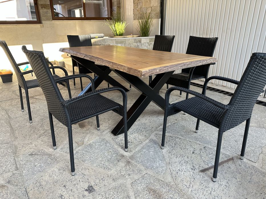 Маса масив естествено дърво: Дъб, Орех, Бряст, Липа