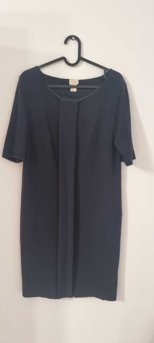 Rochie office bleumarin
