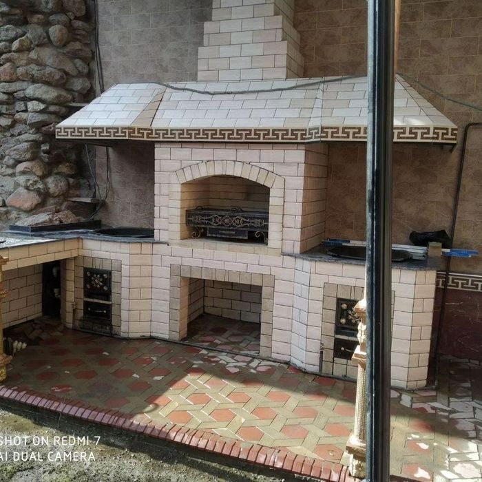 Строим БАРБЕКЮ. Летняя кухня. Помпейская печь