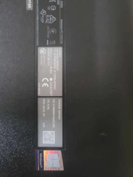 Ноутбук ASUS X543UB, рабочий