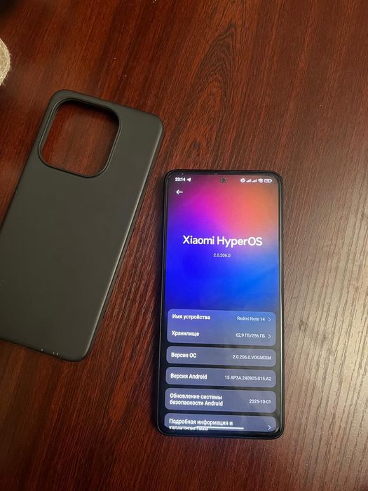 Redmi note 14 256gb black