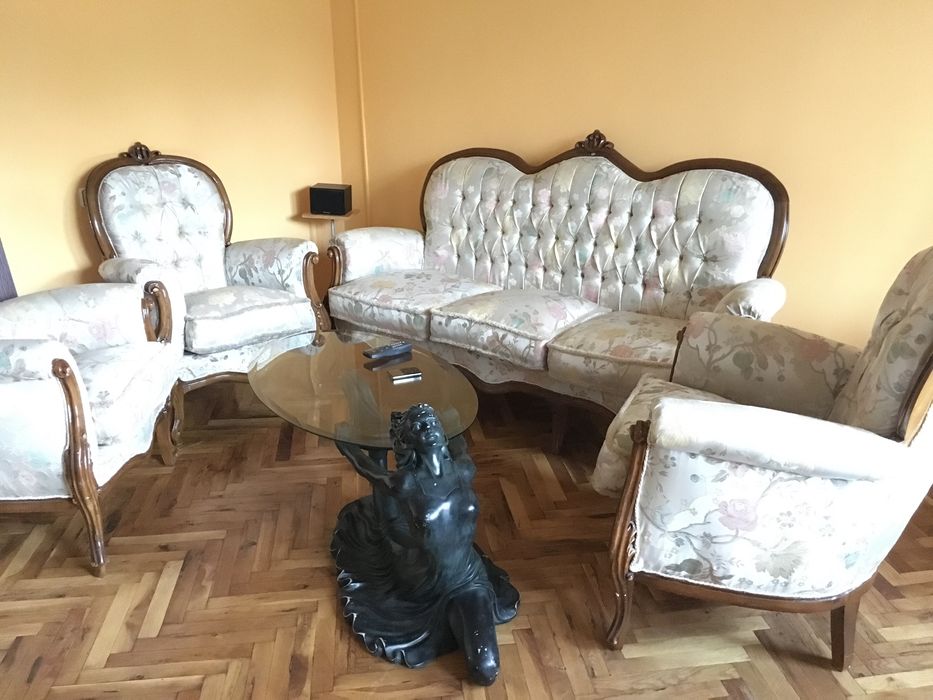 4бр. барокови кресла Луи ХV и диван Луи XV