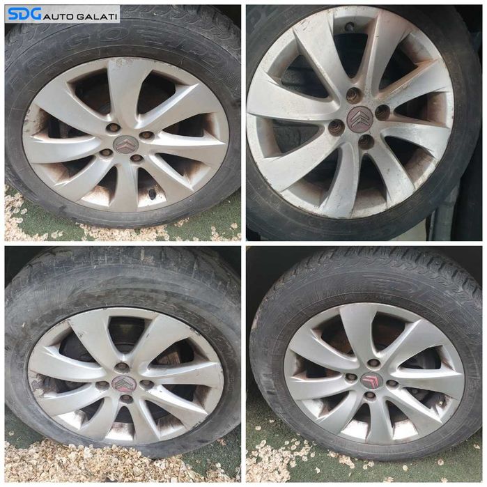 Set 4 Jante Roti Aliaj 4x108 215 55 16 R16 CB 65,1 Peugeot 307 2001 - 2008 [Q4562]