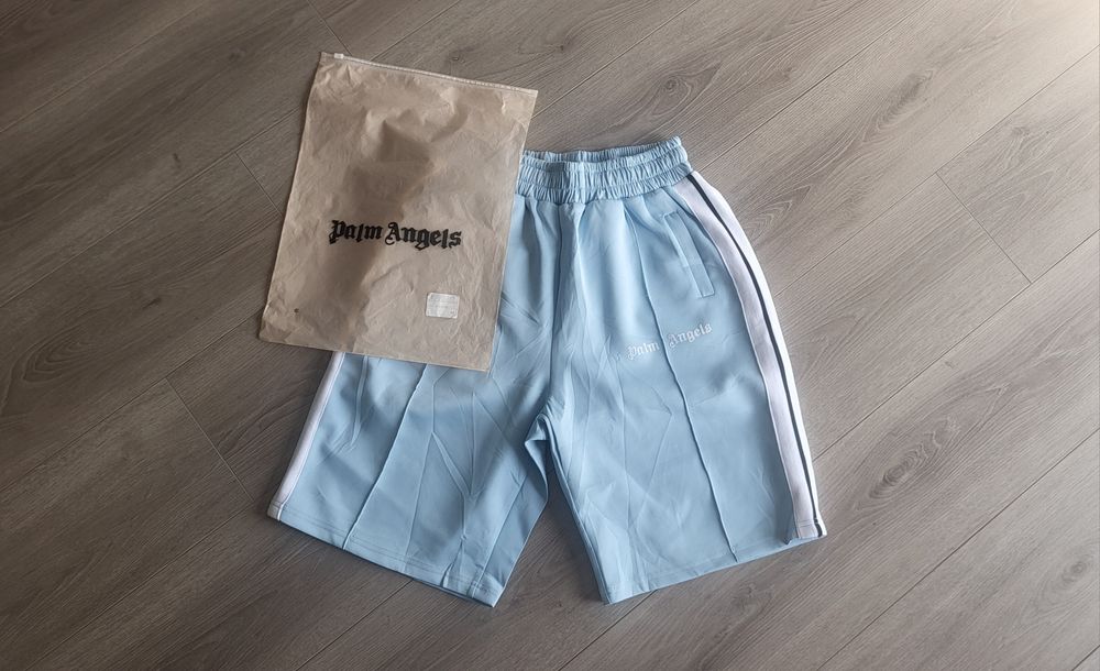 Pantaloni scurti Palm Angels baby blue