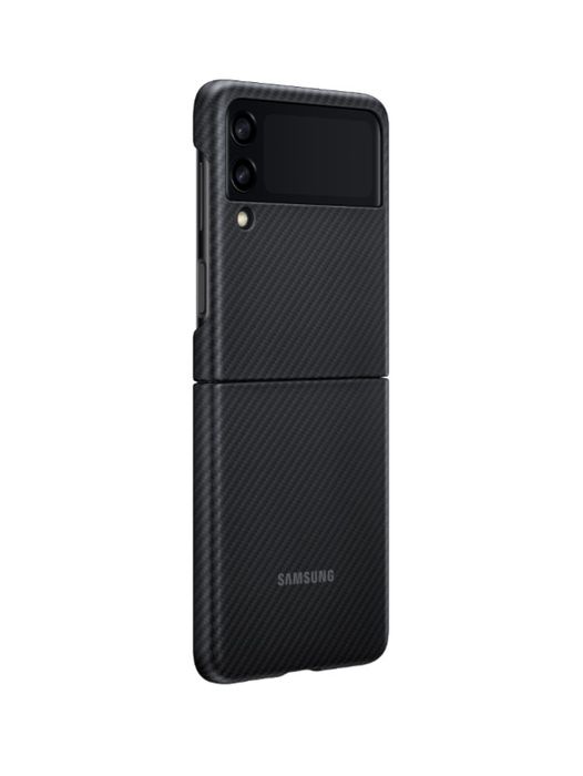 Husa fibra aramida originala Samsung Aramid Cover Z Flip 3 5G F711
