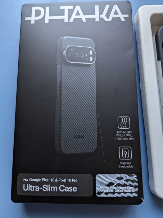 PITAKA карбонов калъф за Google Pixel 10 и 10 Pro