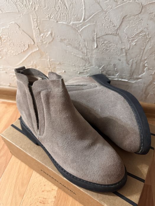 Замшевые ботинки челси
