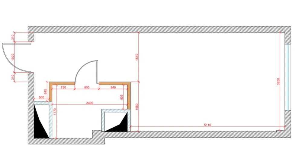 1-комнатная квартира (дуплекс) в жилом комплексе Black Tower. 27м2;
