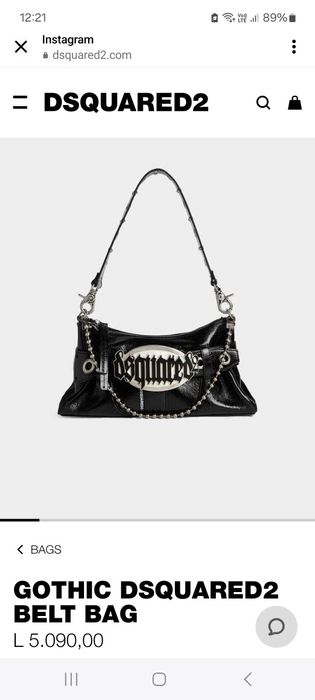 Vând geanta dsquared2