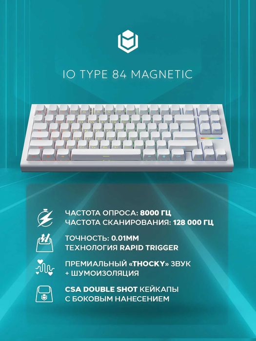 Клавиатура проводная IO by Red Square Type 84 Magnetic