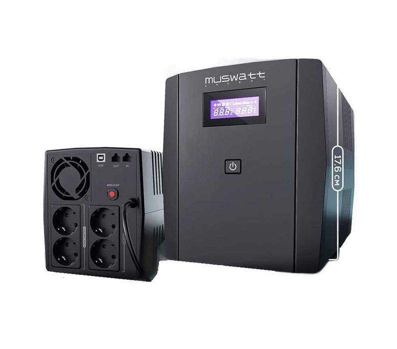 ; UPS MUSWATT ENERGY SMART 1200va 1200 ba, 720 Вт