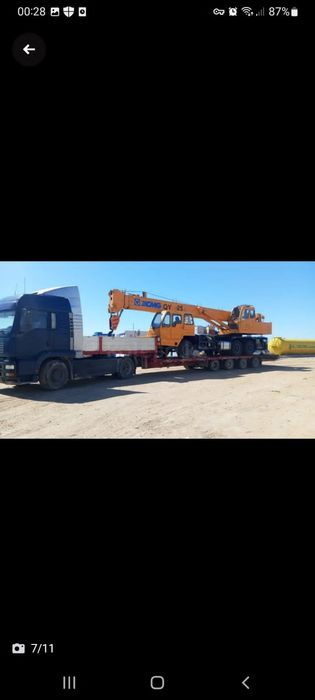 Трал площадка, полуприцеп