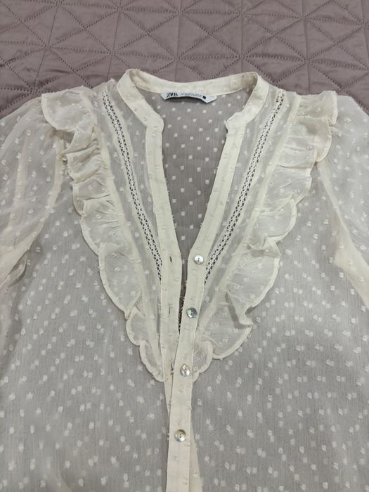 Риза ZARA тюл  два модела