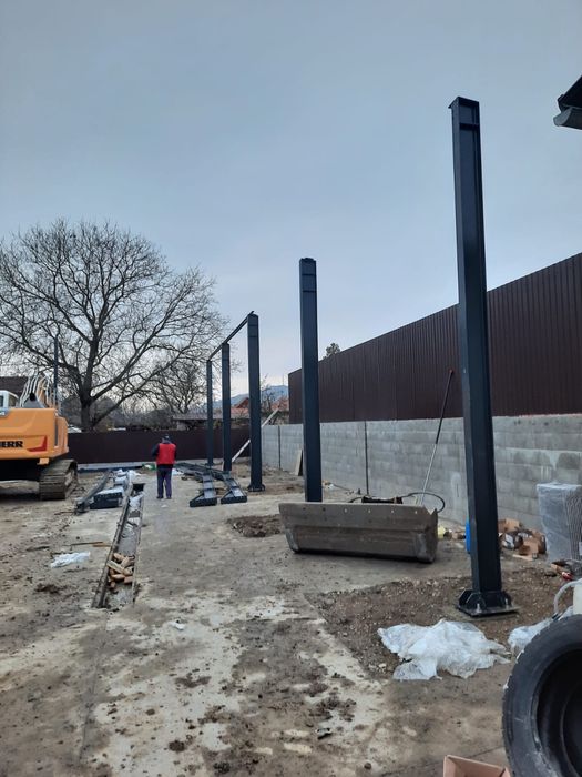 Vand hala metalica 10x20 panouri sandwich conform proiect de executie
