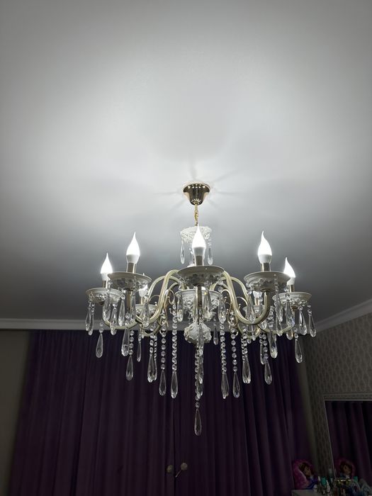 Люстра хрусталь керамика