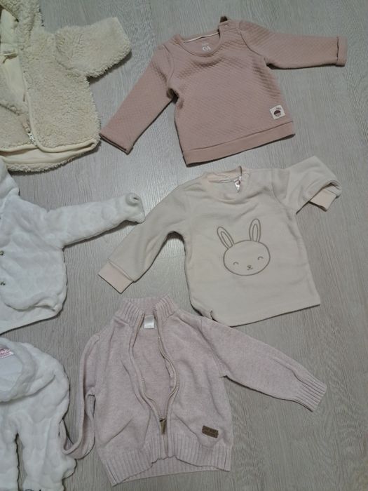 Lot hainute groase, fetita, 0-3 luni, diverse firme