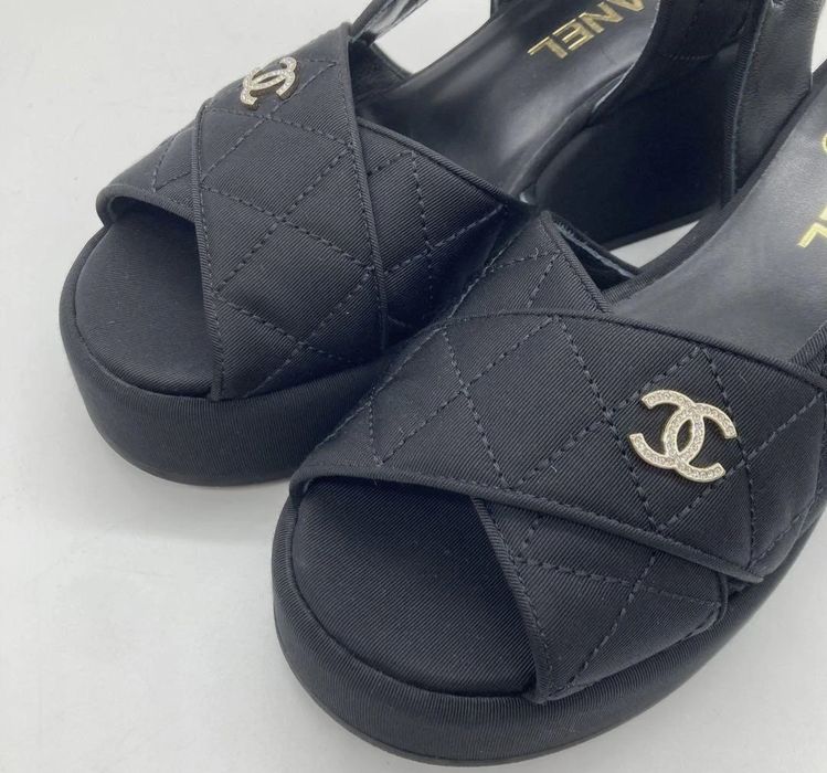 Chanel сандали платформа 38