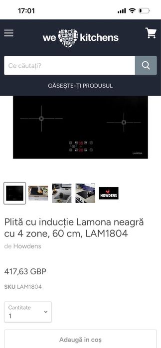 Plita electrica Lamona