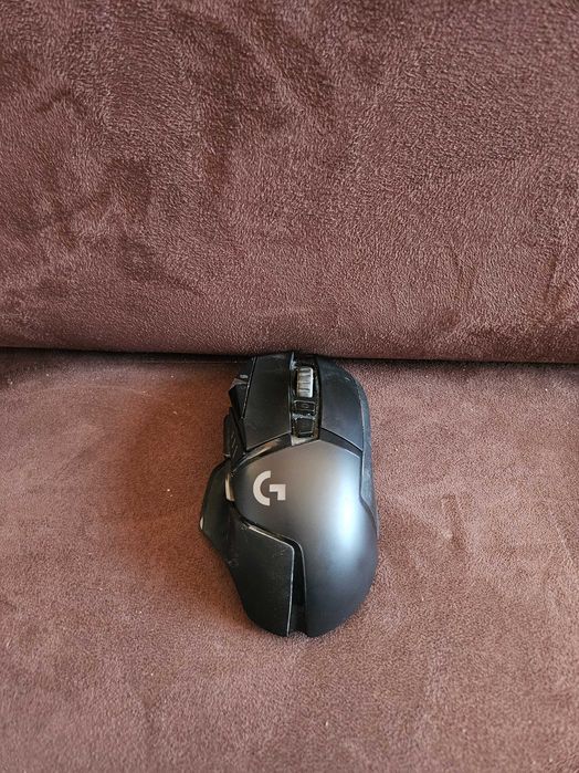 Гейминг мишка Logitech - G502 LightSpeed, оптична, безжична, черна