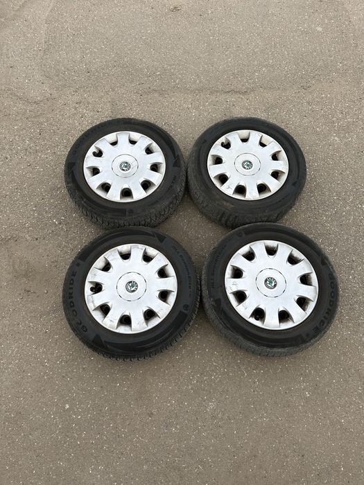 Roti 195/65/15 skoda ,seat,mercedes,vw, jante cauciucuri m+s