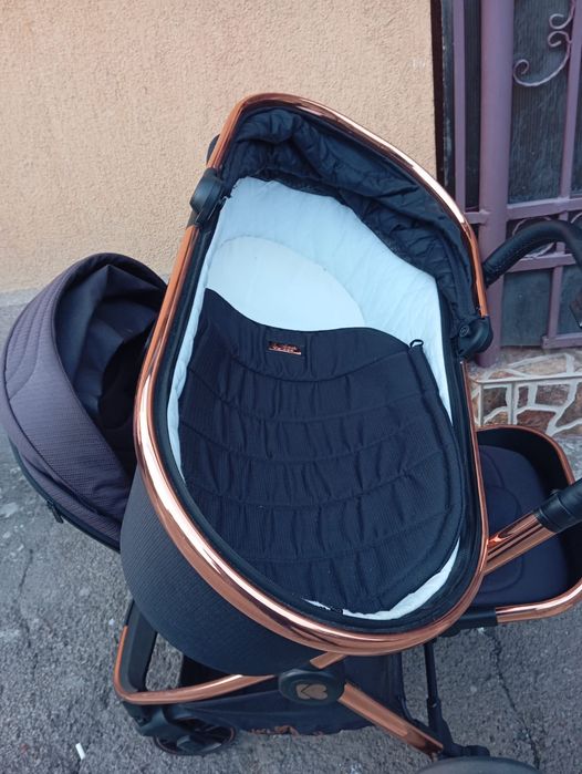 Carucior 3 in 1, Kikka Boo, Negru