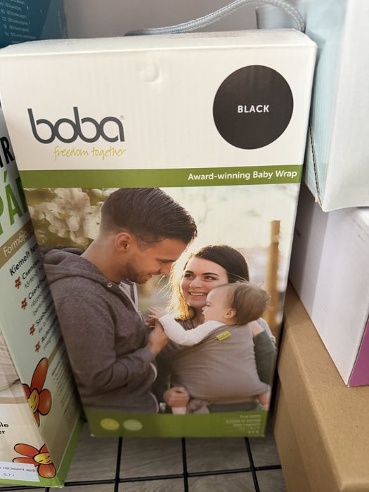 Wrap bebe Boba Black