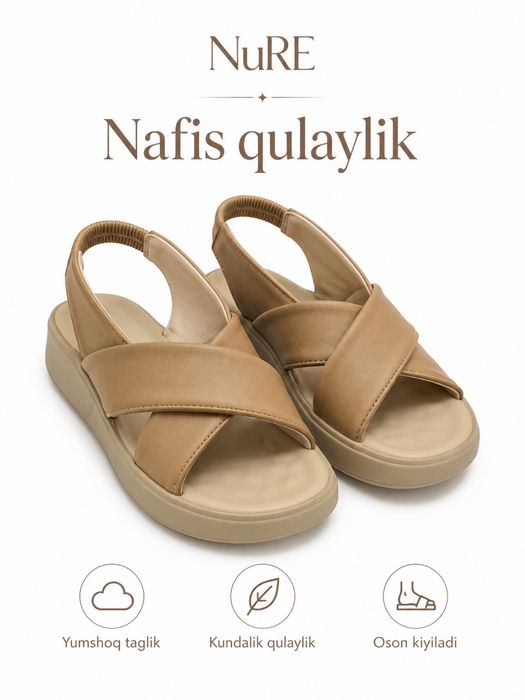 Ayollar uchun qulay oyoq kiyimlar