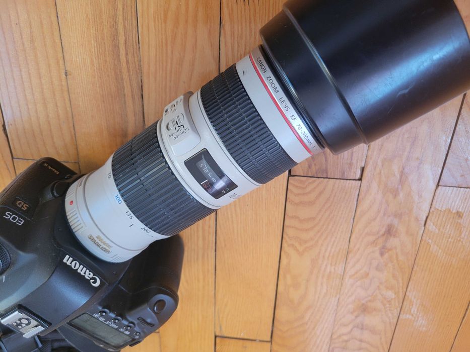Canon 5D Mark 2 cu Canon 70-200 f4 IS