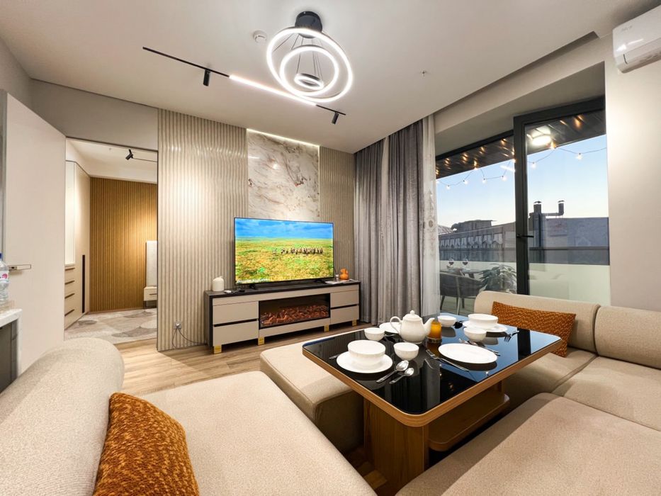 2к квартира суточно в NRG U-Tower