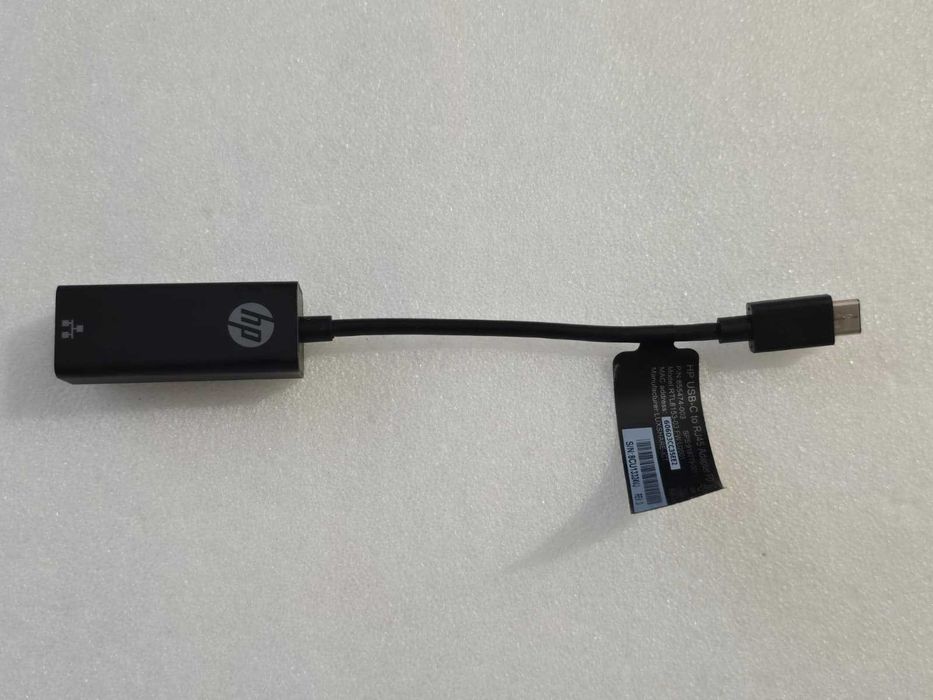 Placa de retea externa HP RJ45 Gigabit 100/1000Mbs la USB-C RTL8153-03