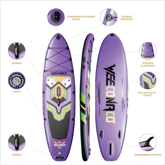 Падълборд голям размер, страхотен цвят