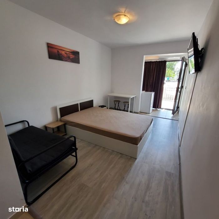 Studio modern cu terasa I Parcare I 250m de plaja – Comision 0%