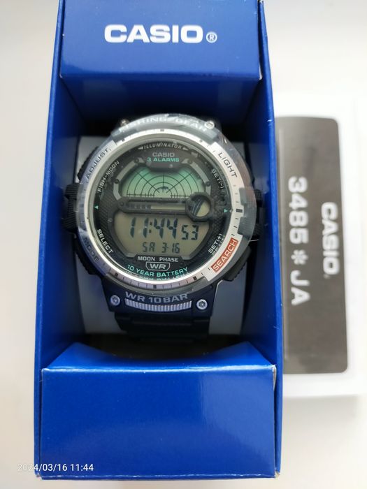 часы Casio fishing gear