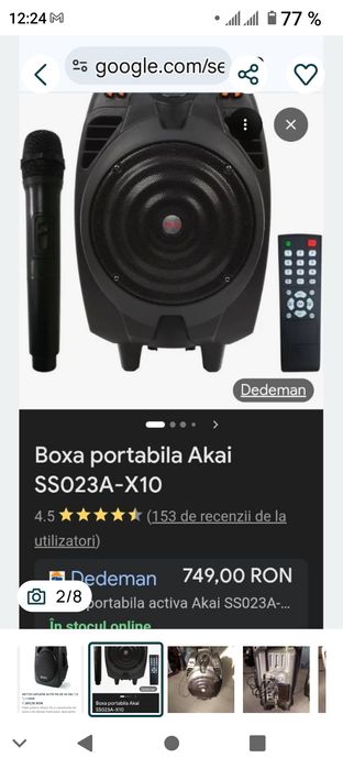 Vând boxă  portabilă
