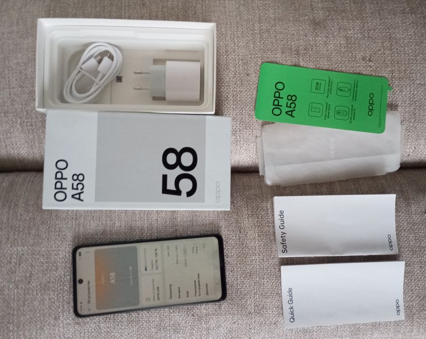 OPPO A58 NFC 12/128GB в идеале.