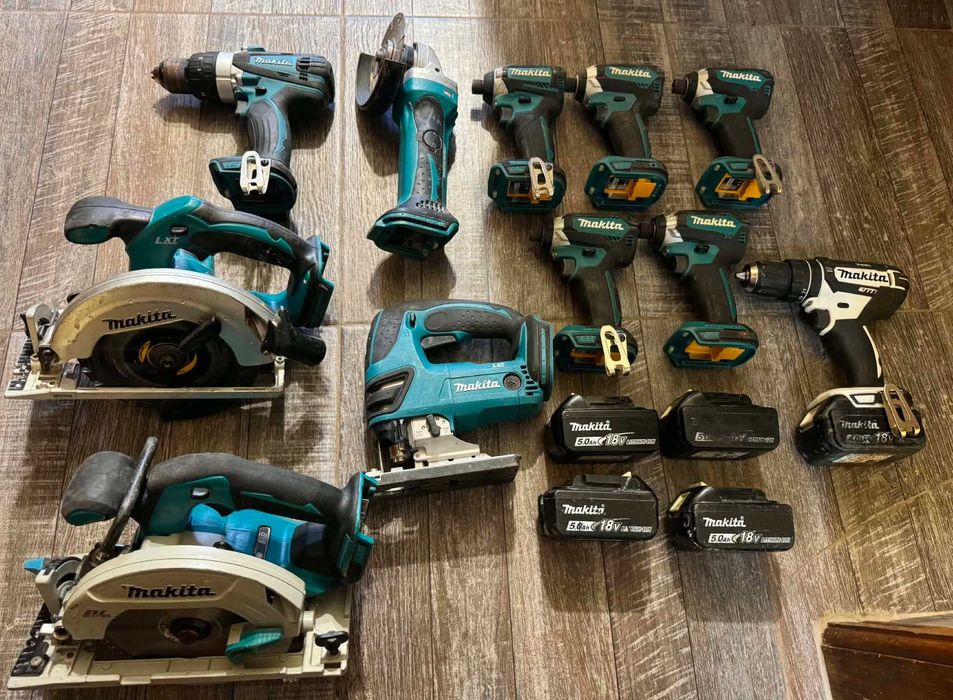 Makita, импакт, перфоратор, циркуляр , инструменти машини
