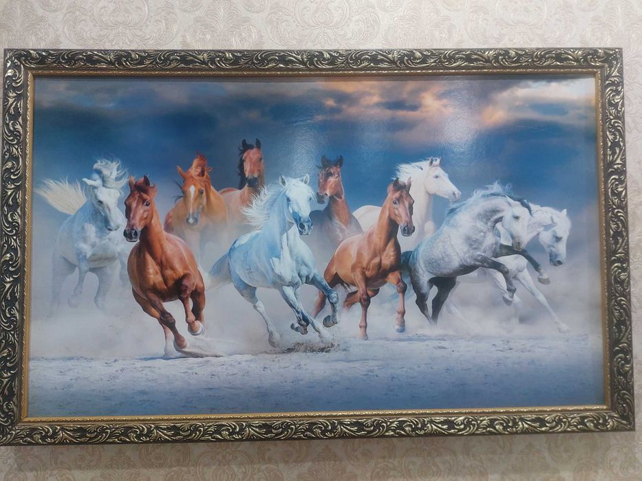 Продается картина лошадей