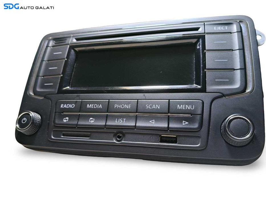 Unitate Radio CD RCN210 USB AUX CARD Volkswagen Touran 1T1 1T2 2003 - 2010 Cod 3AD035185A [LS0551]