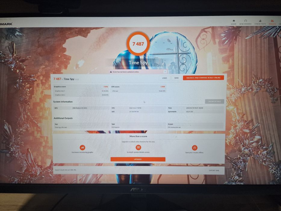 Asus Dual Radeon Rx 6600-in stare foarte buna de folosire