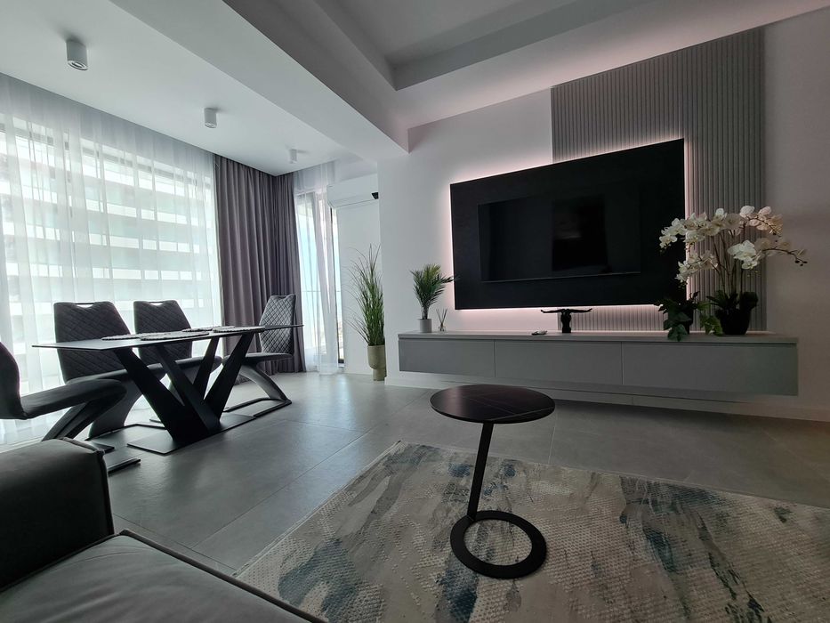 Apartament lux 80mp vedere mare, parcare acoperita,2bai Mamaia Nord