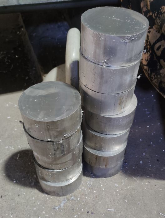 Резка плит и круга дюралия Д16Т на заготовки по размерам заказчика