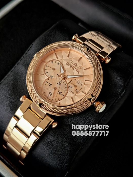 INVICTA Eterna Rose gold 36 mm, нов дамски часовник