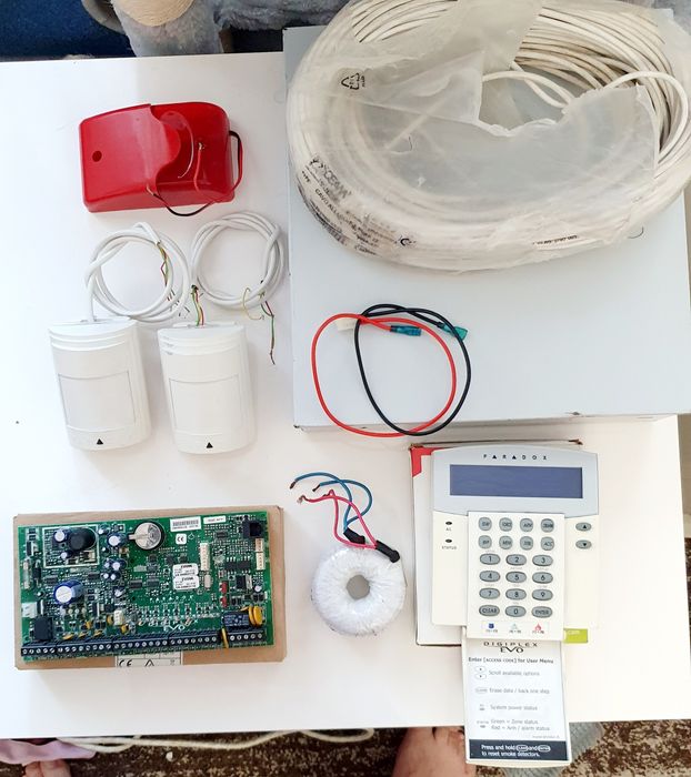 Centrala Paradox anti efracție completa tastatura piri cablu dsc